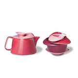丹麦进口PO 水果茶壶套装陶瓷茶具整套玫瑰花茶具套装茶壶礼品
