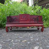 红木工艺品微型微缩古典小家具模型摆件红酸枝罗汉床礼物超值