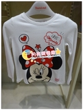 香港迪士尼品牌童装 专柜正品代购2016年秋款新品纯棉长袖T恤