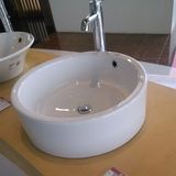 东陶洁具台上式陶瓷洗手洗脸盆圆盆艺术盆LW387B正品特价送下水器