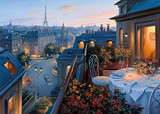 包邮精准印花法国正品DMC十字绣 客厅世界名画油画 暮色下的巴黎