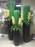 仿真假花客厅落地组合 酒店软装装饰花艺套装仿真植物大型摆件