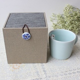 瓷艺芯 景德镇创意个性咖啡杯子专用礼盒锦盒