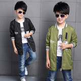 春秋季外套韩版B类大童常规新款新潮流实拍有模特儿童男普通外套