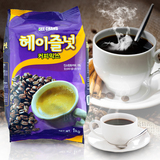咖啡机餐饮冬季热饮韩国进口喜昶速溶榛子咖啡粉1kg批发特价包邮