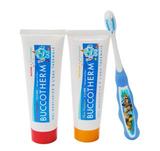 进口法国BuccoTherm 巴可森儿童口腔护理套装宝宝牙膏牙刷(2-6岁)
