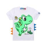 齐齐蛙甜心鸭子恐龙亲子装夏装2016新款卡通儿童短袖T恤1652包邮
