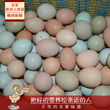 农家散养土鸡蛋绿壳鸡蛋纯天然新鲜草鸡蛋柴鸡蛋绿壳蛋30枚包邮
