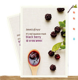 innisfree/悦诗风吟水果面膜黑莓巴西莓美白补水面膜 韩国儿媳妇