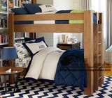 特价促销全实木儿童床 美式上下床简约环保双层床 田园高低床定制