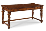 森ART款帝国荣耀写字桌 法式复古长方形书桌 美式实木储物电脑桌