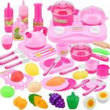 儿童过家家玩具 切切看厨房玩具套餐 宝宝做饭玩具 可切蔬菜水果