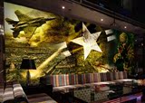 3D迷彩墙纸军旅战争主题壁纸网吧服装店健身房CS拓展背景大型壁画