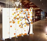 屏风隔断简约现代中式玄关时尚客厅移动卧室3D抽象折叠木质折屏