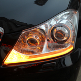 丰田皇冠汽车前大灯总成改装透镜HID氙气灯天使眼LED日行灯改装