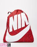 英国现货正品Nike 几何图形印花抽带双肩包健身袋行李包女包新款