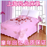8001国民上海民光传统老式床单纯棉双人全棉磨毛加厚印花床单
