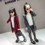 女童外套2016秋装新款韩版宝宝儿童春秋款长袖开衫中长款针织毛衣