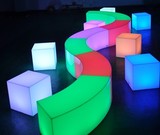 直销LED遥控发光沙发弧形凳子户外桌椅茶几吧台椅子组合发光家具
