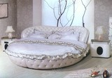 现代时尚 软床 布艺圆形床2.0米特价 双人床正品圆床镶钻豪华园床