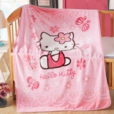 Hellokitty毛毯单人毛毯儿童珊瑚绒法莱绒小毛毯特价定做尺寸