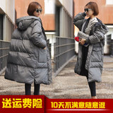 韩国棉衣女中长款2016冬季新款女士修身加厚大码连帽学生外套棉服
