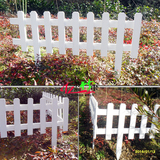 碳化防腐木栅栏花园木围栏公园篱笆庭院花园护栏户外白色实木栅栏