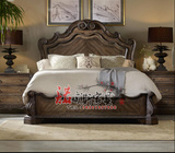 特价美式乡村实木床法式复古雕花双人床新古典1.8米床全实木定制