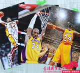 NBA科比海报装饰画 篮球明星海报挂画壁纸kobe 一套8张送球星贴纸