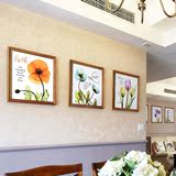 欧式实木装饰画有框画咖啡厅酒吧壁画墙饰客厅照片墙相框壁饰挂画