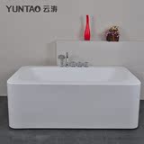 云涛YT2635 YT2636一次成型缸 方形浴盆 无缝拼接成人亚克力浴缸