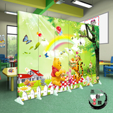 幼儿园卡通屏风 儿童房卧室客厅 可移动折叠玄关隔断折屏 迪尼斯