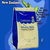 新西兰直邮 康宝瑞 cambriland 速溶全脂奶粉 1000g 6包/箱 包邮