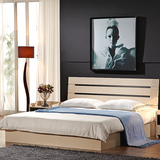 宜家 储物床 板式床 气动高箱床现代简约双人床1.2米 1.5米1.8米