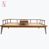 上木老榆木免漆实木家具现代中式古典简约贵妃榻坐榻沙发罗汉床
