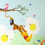 小熊维尼熊超大型号卡通墙贴纸儿童房间卧室幼儿园教室贴画
