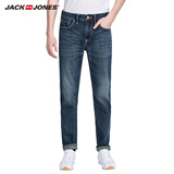 JackJones杰克琼斯棉复古男士修身小脚牛仔裤C|215132033