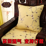 新款中式棉麻绣花抱枕古典现代沙发靠垫卧室客厅办公室腰枕可拆洗