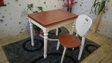 实木折叠可伸缩餐桌现代简约时尚小户型白色多功能饭桌椅组合