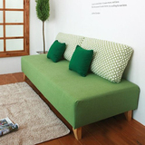 布艺沙发日式小户型可拆洗懒人小沙发 创意韩式布沙发双人三人