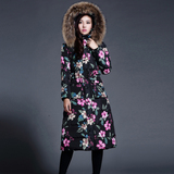 2015冬季新款韩版棉衣女中长款羊羔毛加厚时尚大码宽松棉服外套潮