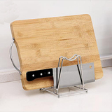创意不锈钢面板砧板架厨房用品置物架案板菜墩刀板架子切菜板架