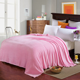 纯色法兰绒珊瑚绒床单夏季小毯子办公室盖毯午睡毯薄款单双人毛毯