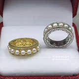 轻奢珠宝 卡地亚经典同款S925纯银淡水珍珠戒指