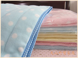 外贸原单 西松屋/宝宝绗缝保护床垫 床褥子儿童床单特价70*120
