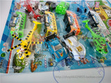 12只装回力玩具飞机399汽车工程车玩具 回力飞机巴士儿童玩具批发