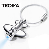 德国Troika创意LED灯小飞机钥匙扣　钥匙圈 汽车钥匙链男女士礼品