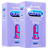 杜蕾斯避孕套 亲昵装 2盒24只 超薄超滑避孕套 男女情趣成人用品