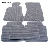 日产骐达专用亚麻脚垫汽车地毯防水防滑耐磨环保原车脚垫