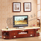 大理石电视柜 时尚现代圆角家具 实木电视柜 客厅家具 热卖电视柜